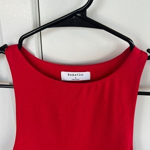 Red Babaton bodysuit